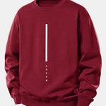 Dream Stripe Print Relax Fit Sweatshirt