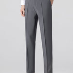 Striped Gradient Knitted Polo Shirt & Slim Fit Tapered Trousers