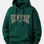 Camouflage New York Print Relax Fit Hoodie