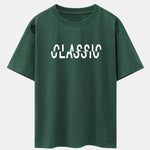 Classic Print Drop Shoulder Oversize T-Shirt
