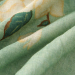 Men's Cotton Linen Printed Short Sleeve Shirt