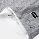 Relax Fit 2-in-1 Twist Jacquard Sweatshirt