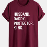 Regular Fit Men Slogan Print Cotton T-Shirt