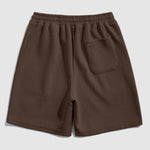 Mens Geometric Retro Jacquard Drawstring Shorts