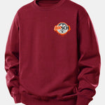 BOOSCH Beer Ghost Print Relax Fit Sweatshirt