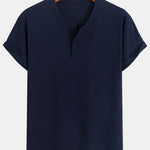 3 Pieces Cotton Henley T-Shirts