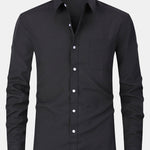 Long Sleeve Pocket Button Up Oxford Shirt