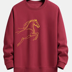Year of the Horse Graphic Relax Fit Sweatshirt