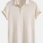 Wheat Ear Jacquard Polo Shirt