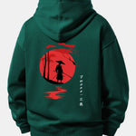 Sunset Samurai Back Print Relax Fit Hoodie