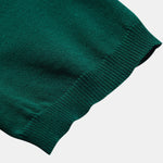 Stripe Zip Up Knitted Polo Shirt