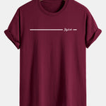 Regular Fit Stylish Stripe Print Cotton T-Shirt