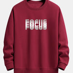 Focus Print Relax Fit Sweatshirt