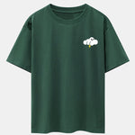 Thundercloud Print Drop Shoulder Oversize T-Shirt