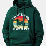 Dog Slogan Print Relax Fit Hoodie