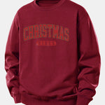 Christmas Print Relax Fit Sweatshirt