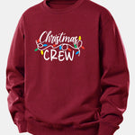 Christmas Lights Print Relax Fit Sweatshirt