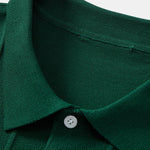 Stripe Jacquard Knit Polo Shirt & Slim Fit Tapered Trousers