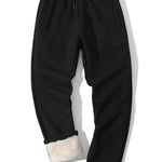 3 Pieces Teddy Lined Straight Leg Pants