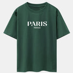 Paris Print Drop Shoulder Oversize T-Shirt
