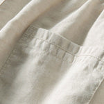 Animal Texture Terry Cuban Shirt & Straight Leg Linen Pants