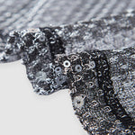 Men's hollow sexy sequined woven mesh sleeveless vest
