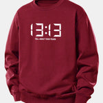 13:13 Print Relax Fit Sweatshirt