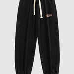 Men's Classic Plaid Fluffy Faux Fur Lapel Jacket Corduroy Casual Pants Set