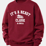 It's a Beaut Clark Christmas Tree Car Print Relax Fit Sweatshirt