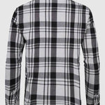 Men's Plaid Loose Fit Casual Long Sleeve Shirt