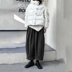 Stand Collar Hooded Loose Jacket