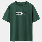 Why Not Print Drop Shoulder Oversize T-Shirt