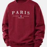 Paris Print Relax Fit Sweatshirt