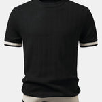 Textured Knitted T-Shirt