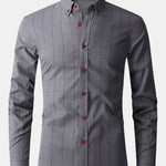 Long Sleeve Plaid Button Up Shirt