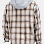 Plaid Hooded Shirt