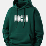 Focus Print Relax Fit Hoodie