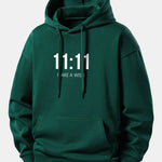 11:11 Print Relax Fit Hoodie