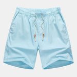 3 Pieces Linen Drawstring Shorts
