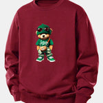 Cool Bear Print Relax Fit Sweatshirt