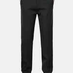 Warm Fleece-Lined Slim Fit Tapered Cropped Trousers