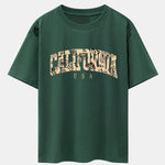 Paisley California Print Drop Shoulder Oversize T-Shirt
