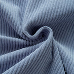 Relax Fit Color Block Corduroy Button Up Shirt