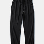 Long Sleeve Waffle Mock Neck T-Shirt & Drawstring Knitted Waffle Pants