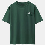 Facial Expression Print Drop Shoulder Oversize T-Shirt