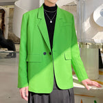Fluorescent Green Suit Jacket