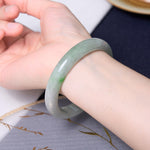 Buddha Stones Bring Good Luck Green Jade Bracelet Bangle Bundle