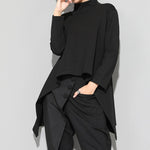 Irregular Loose Swallowtail Long-Sleeve T-Shirt