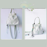 Buddha Stones Handmade Embroidered Flowers Canvas Tote Shoulder Bag Handbag