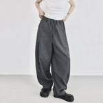 Loose Casual Drape Scimitar Pants